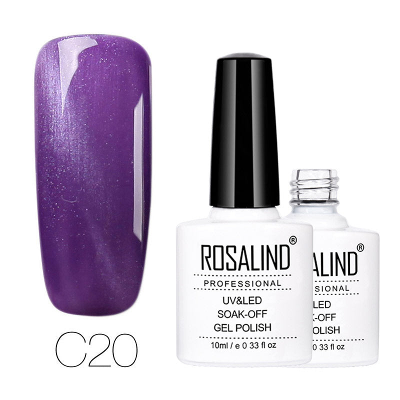 Vernis à ongles gel photothérapie effet œil de chat 30 couleurs