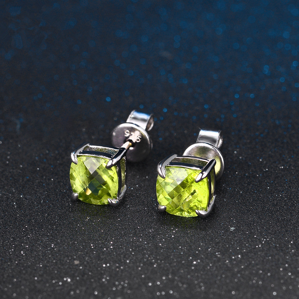 Natural Peridot Earrings