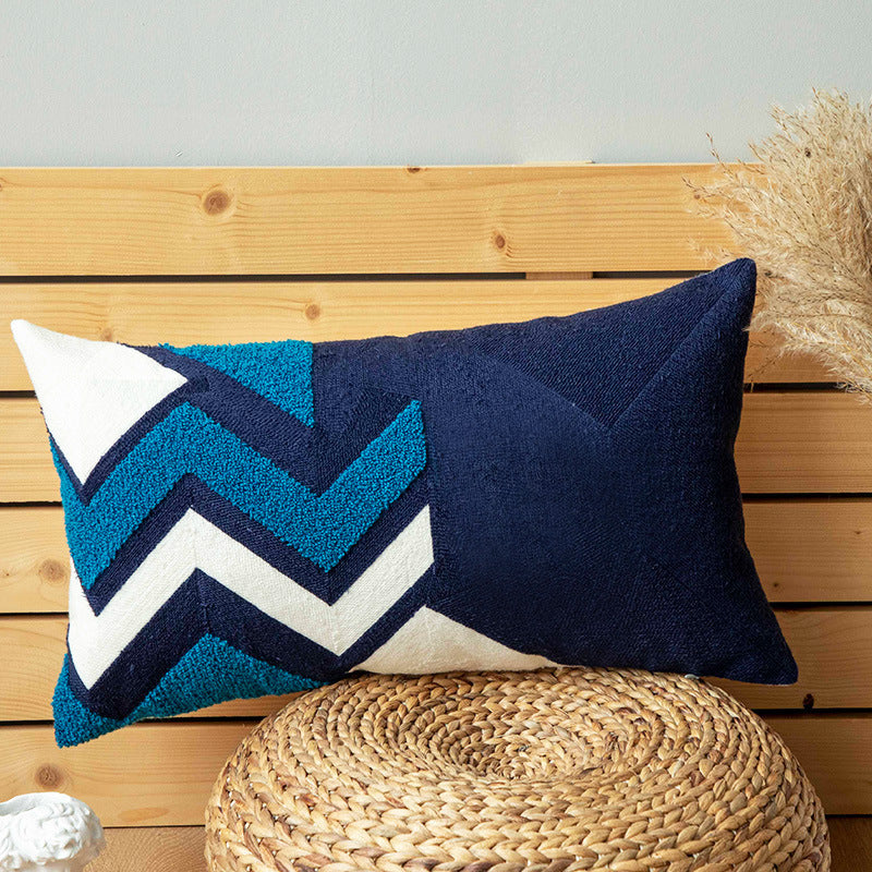 Coussin et taie d'oreiller en toile de coton