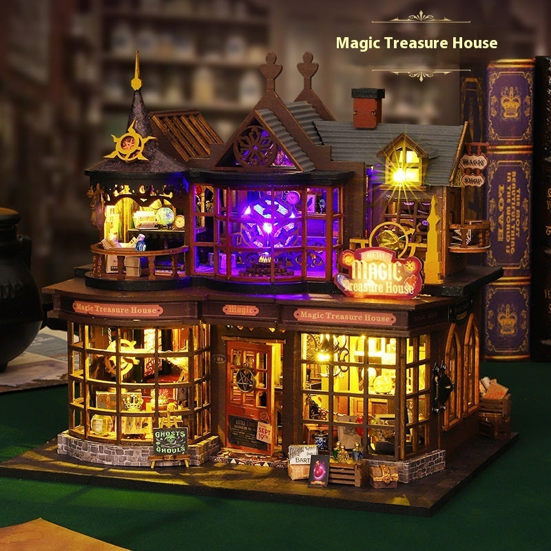 Diy Cottage Magic Treasure Hand-assembled Villa Model Decoration