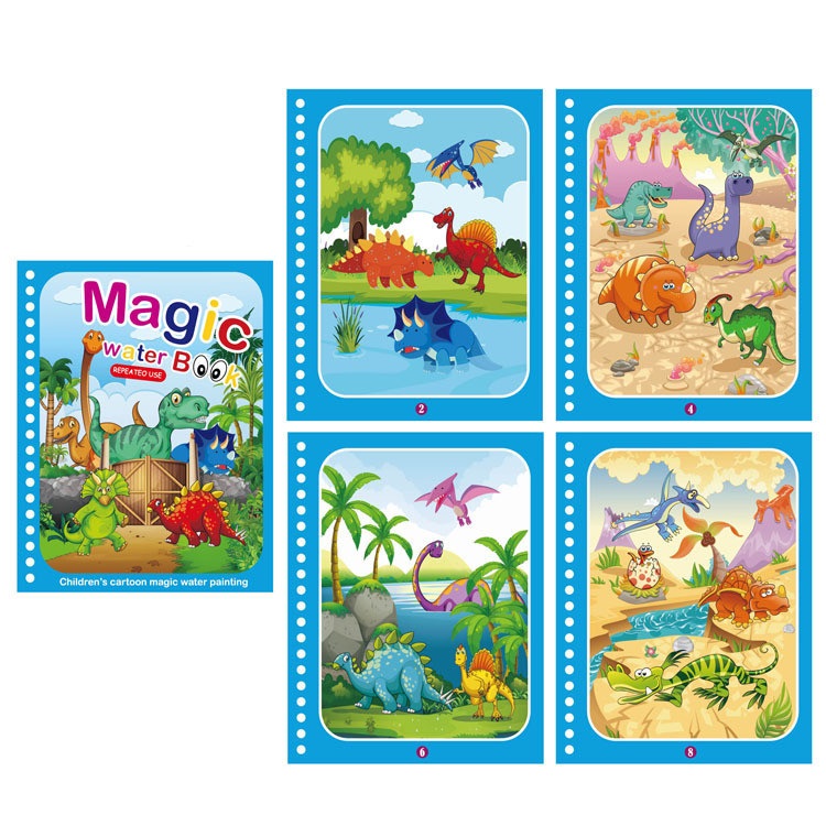 Children's Creative Magic Water Painting Book