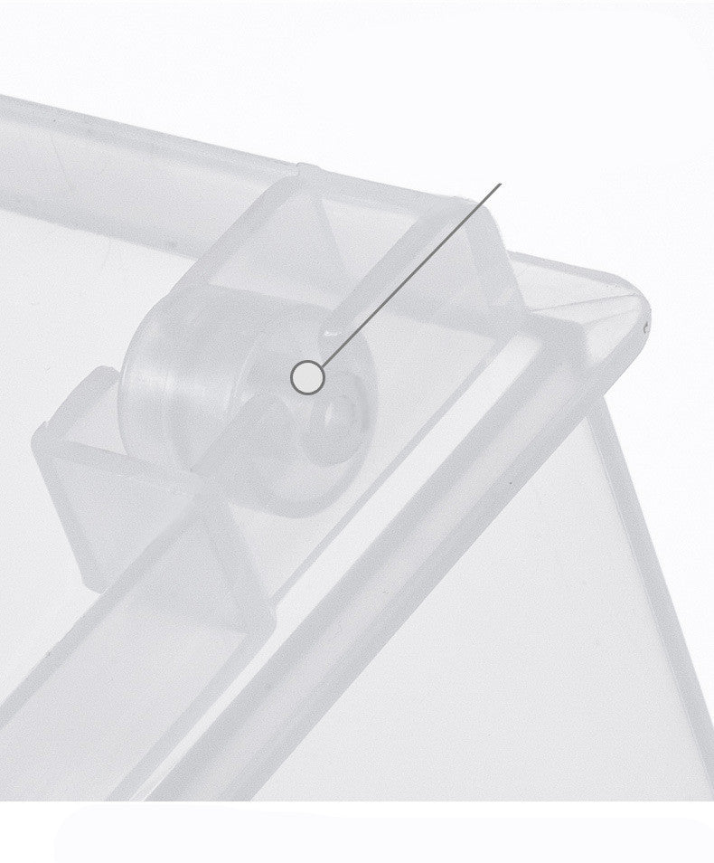 Transparent refrigerator storage box