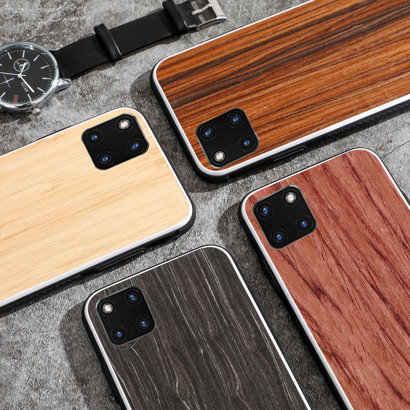 Coque de téléphone compatible en bois massif