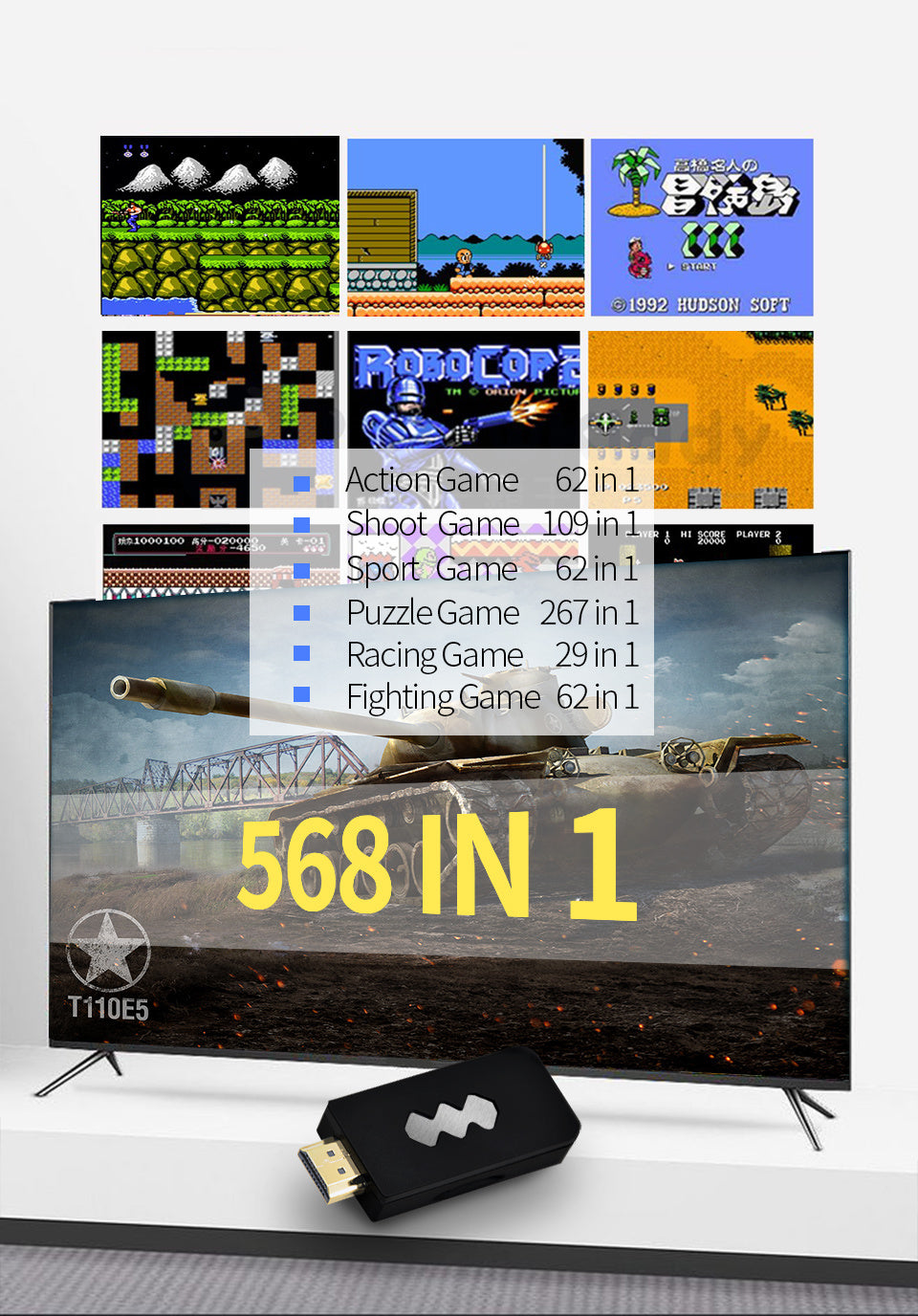 Console de jeu vidéo HDMI 4K
