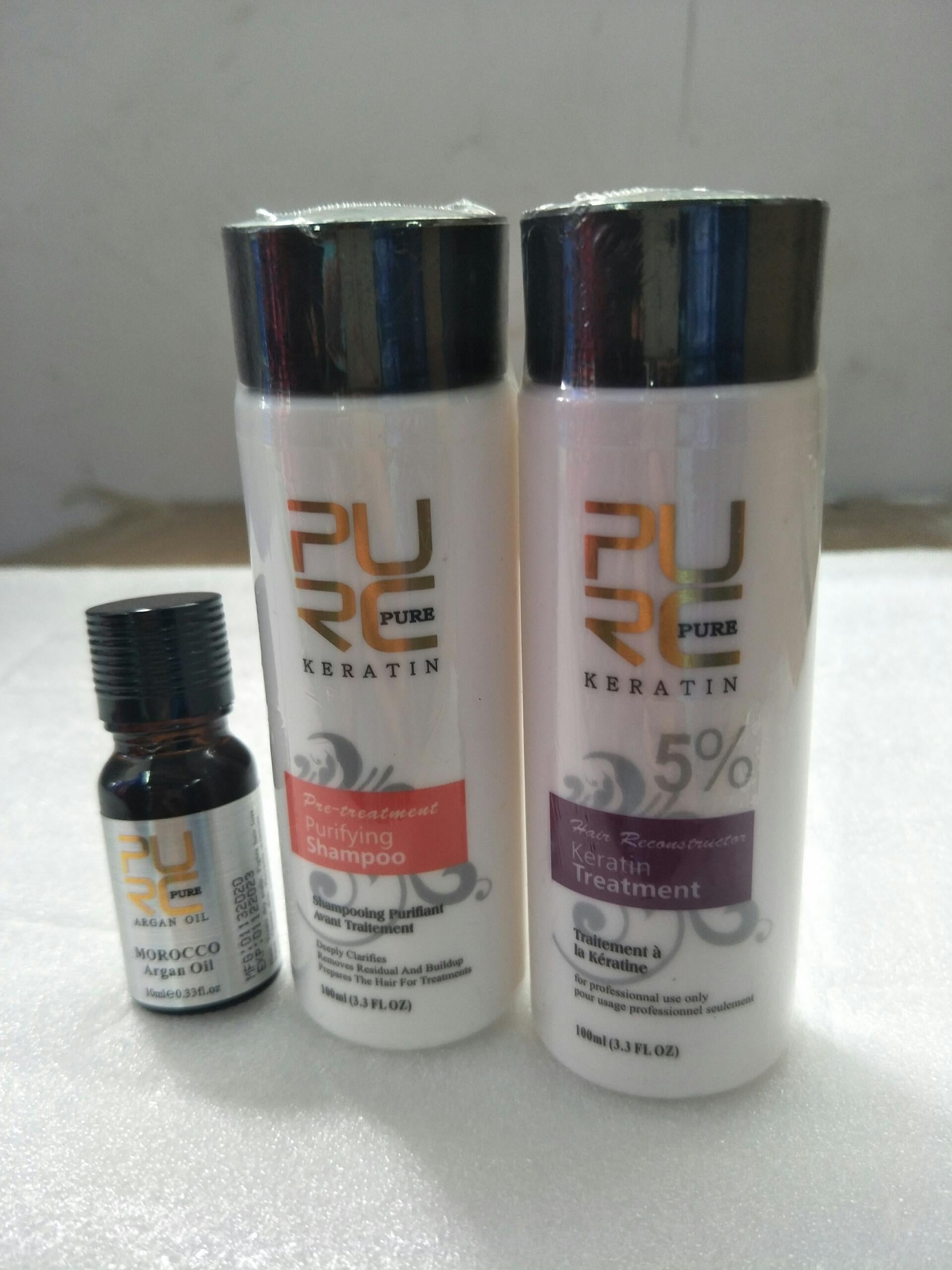 PURC Straightening Hair Repair And Straighten Damage Hair Products Brazilian Keratin Treatment Purifying Shampoo