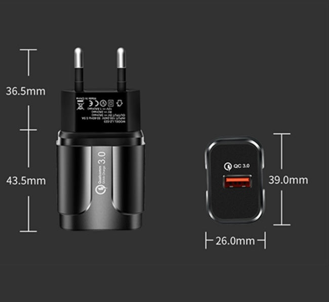 QC3.0 fast charge charger