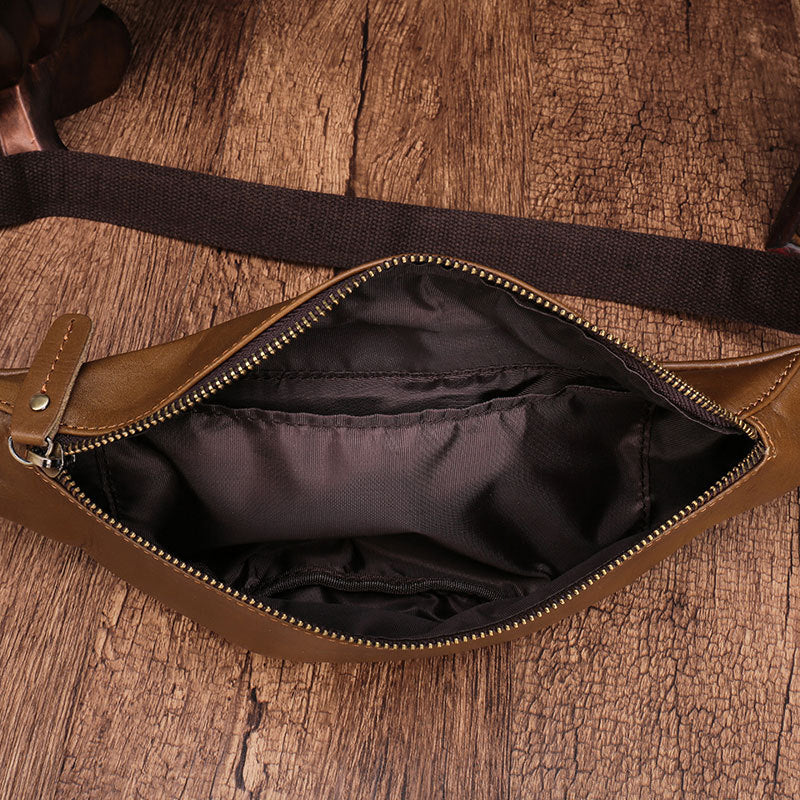 Sacoche de ceinture en cuir pour téléphone portable pour homme
