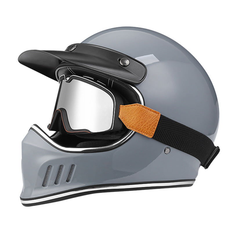Locomotive Bicycle Full Face Helmet