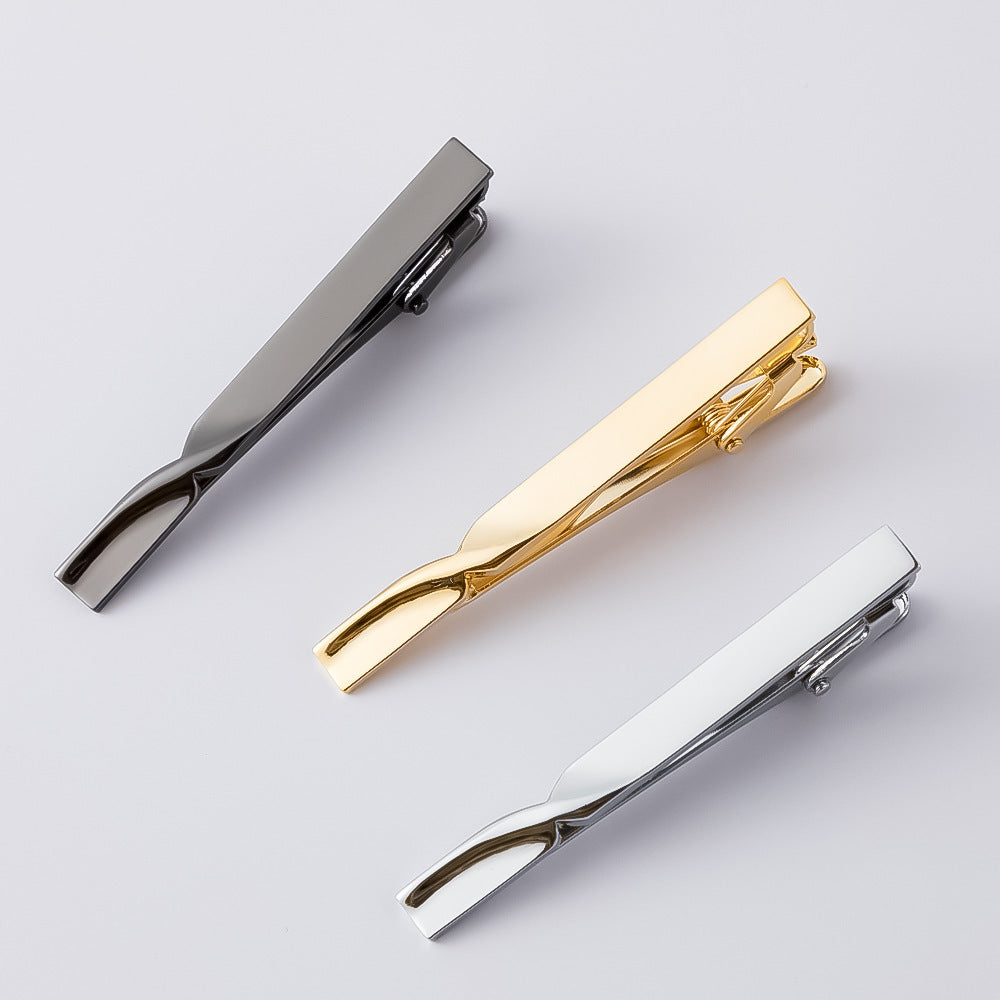 Electroplating Torsion Modeling Tie Clip Men