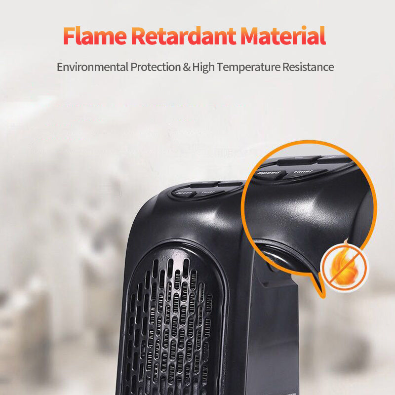 Chauffage d'appoint électrique, mini radiateur mural en céramique pour maison, bureau et camping