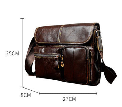One shoulder Crossbody leather bag