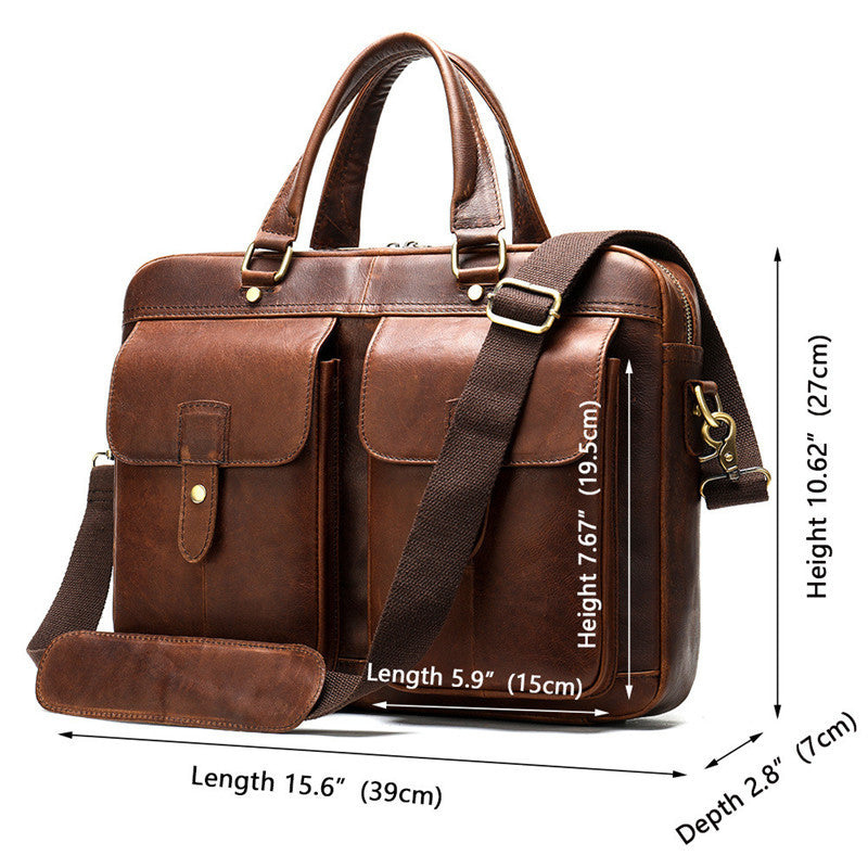 Single shoulder business computer bag