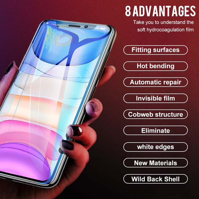 Protective film anti blue light curved surface film package