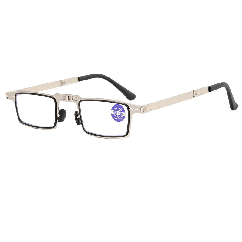 Full-frame Screwless Thin And Light Portable Elderly Presbyopia Glasses