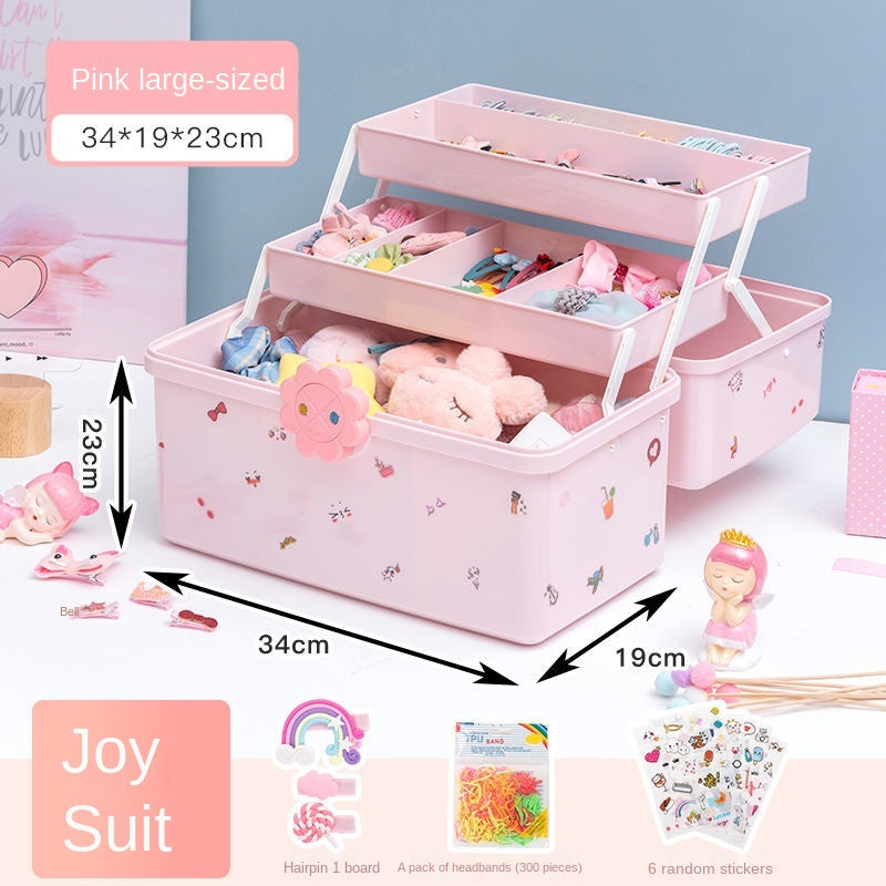 Headdress Hair Clip Ring Dressing Cute Hair Rope Jewelry Box