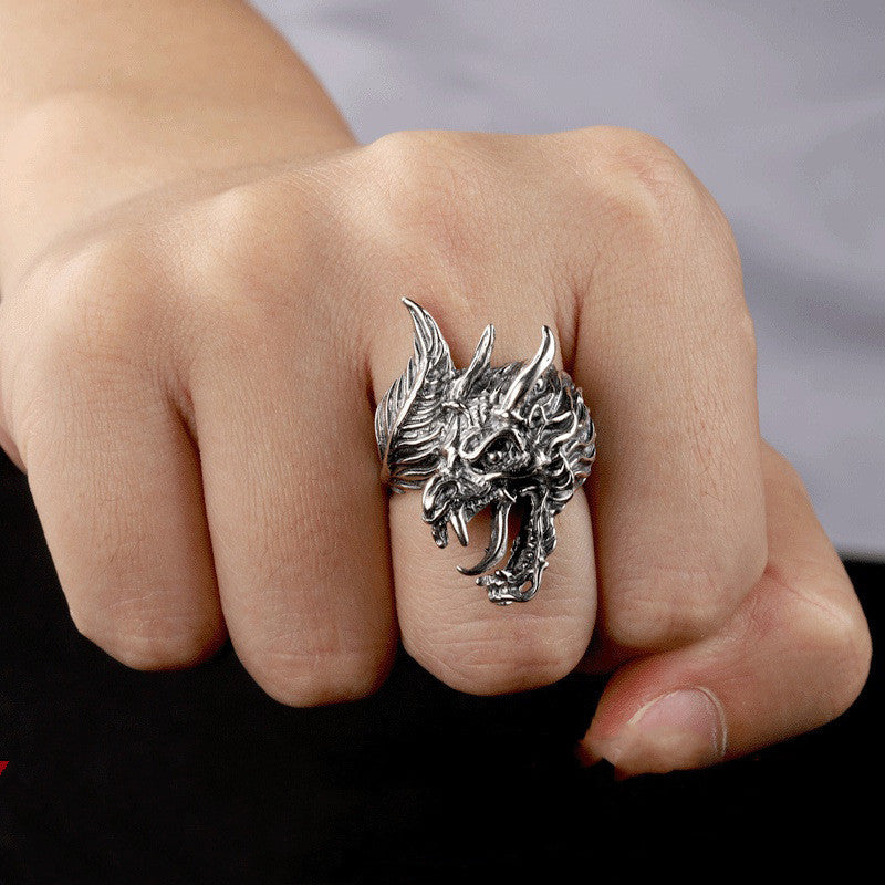 Adjustable silver ring