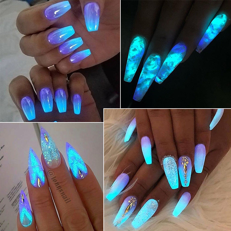 Poudre à Ongles Sirène Aurore Effet Paillettes