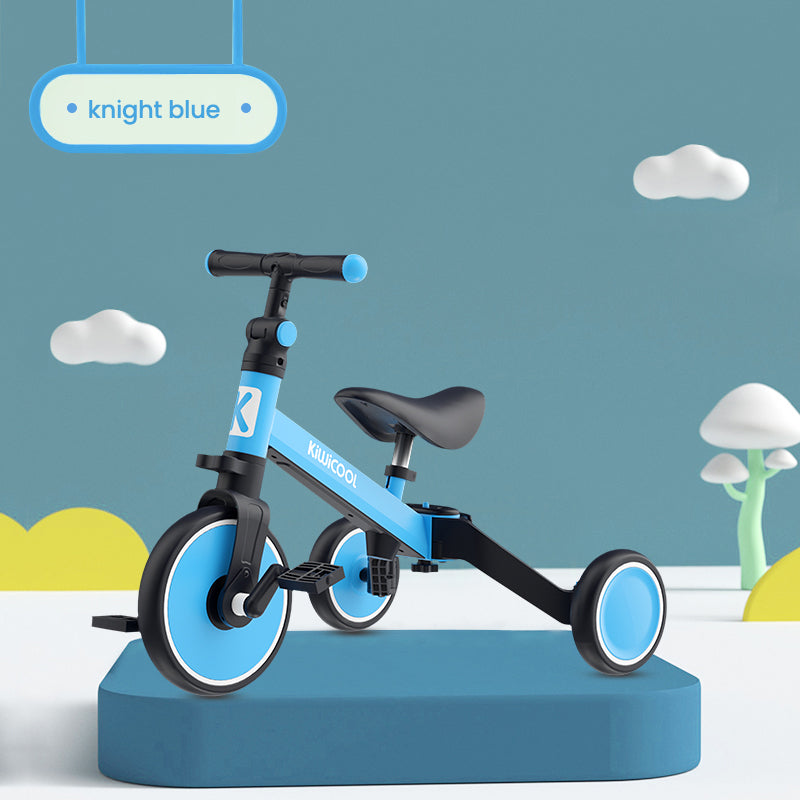 Trottinette d'équilibre deux en un pour enfants, trottinette bébé 1-3 ans, tricycle multifonctionnel