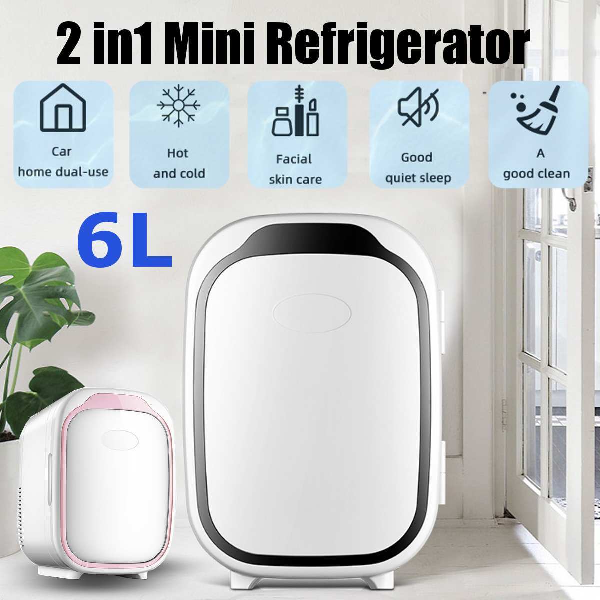 6L mini refrigerator for car