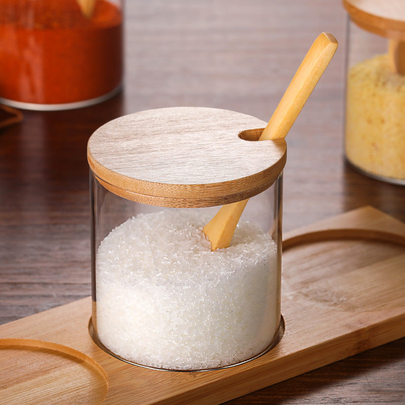 Glass seasoning bottle seasoning box set
