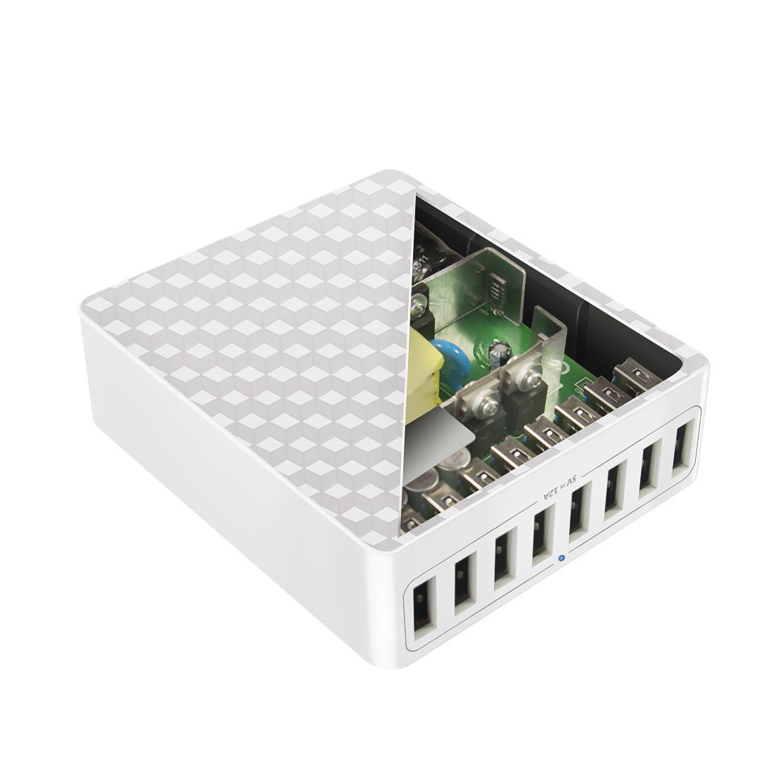 8-port USB universal power adapter for mobile phone
