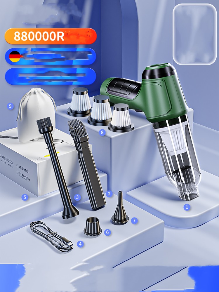 High-power Wireless Hand-held Vehicle-mounted Vacuum Cleaner For Vehicles