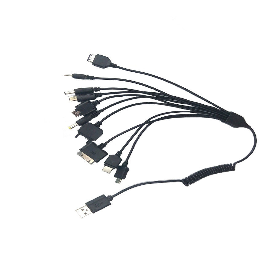 Câble de charge pour téléphone portable multifonction dix en un
