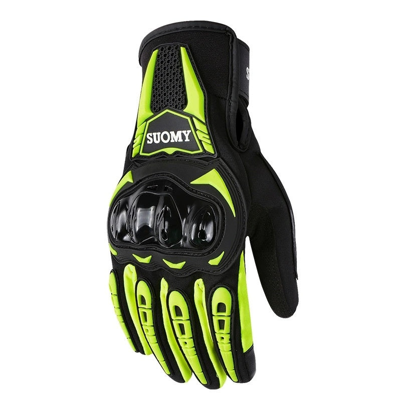 Gants de moto chauds anti-chute antidérapants