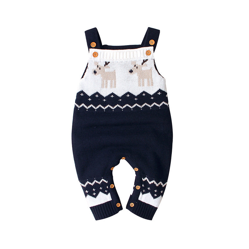 Children's sling Christmas elk jumper