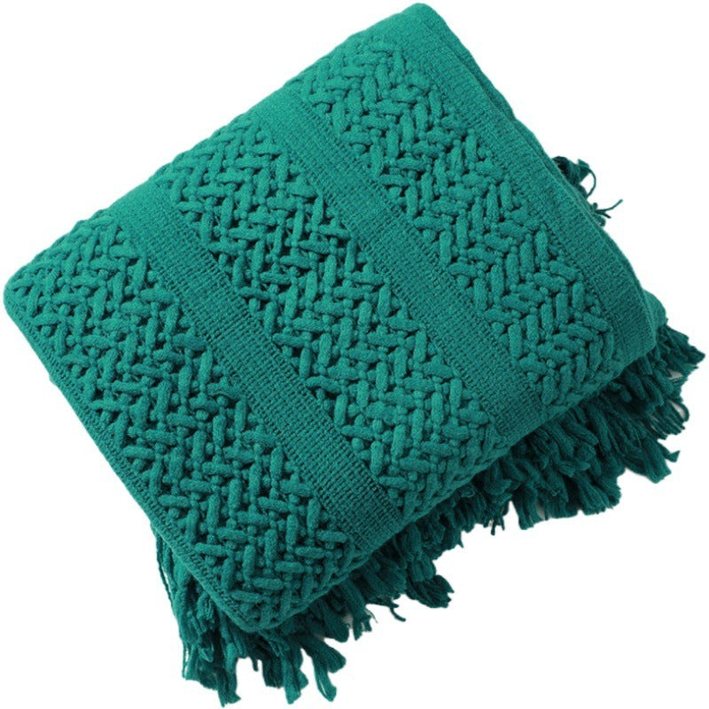 Nordic Sofa Blanket Cover Blanket Knitted Blanket Homestay Hotel Throw Blanket