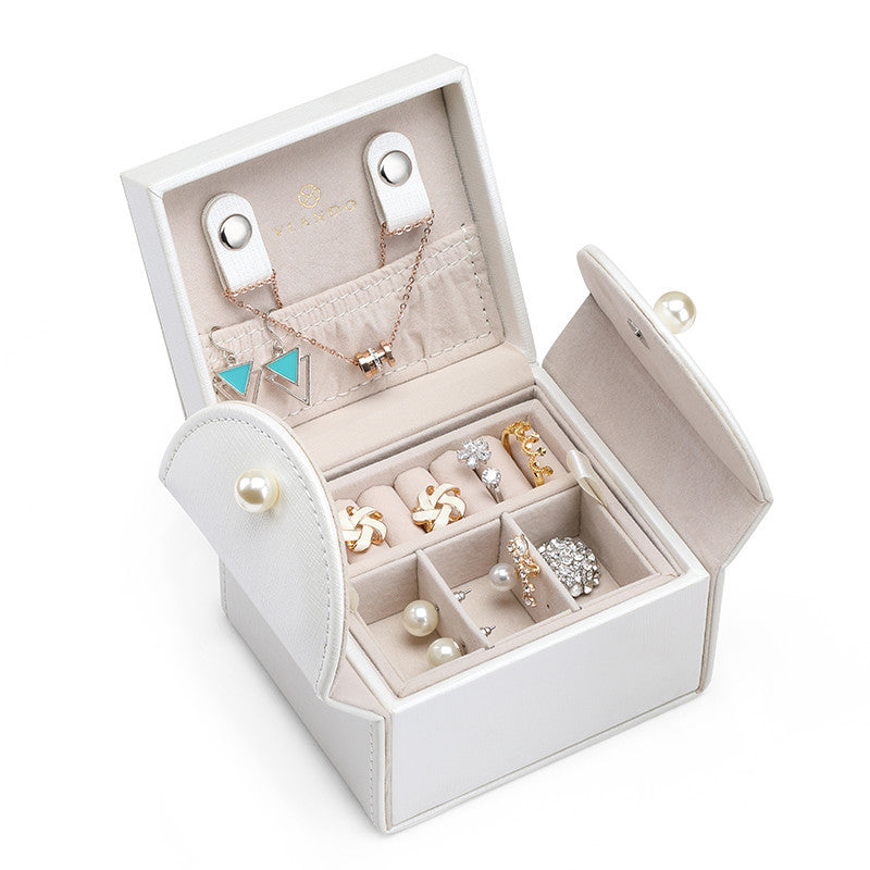 Boîte à bijoux boucles d'oreilles boîte de rangement pour boucles d'oreilles