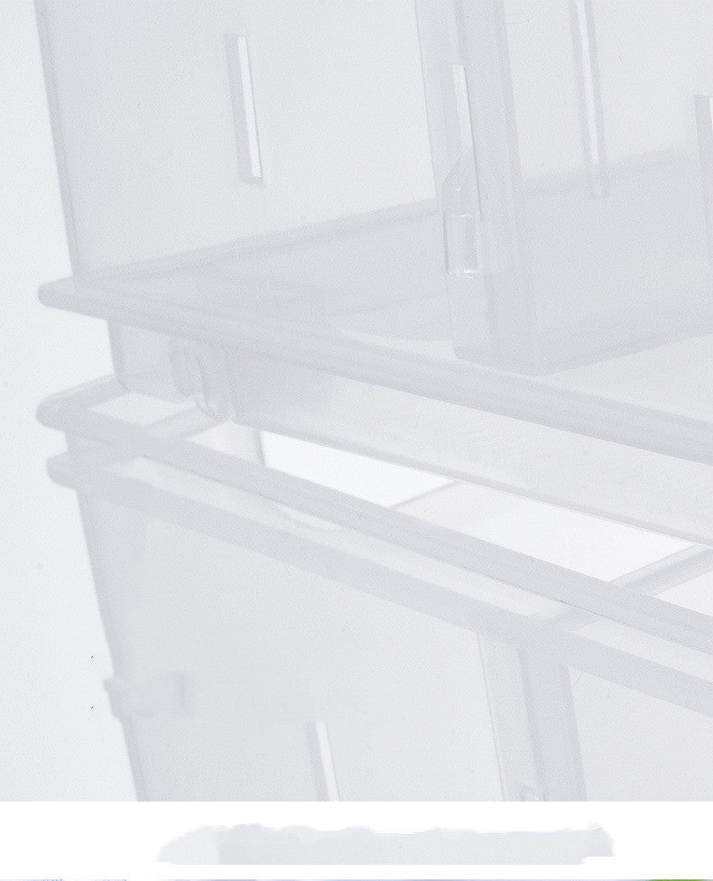Transparent refrigerator storage box