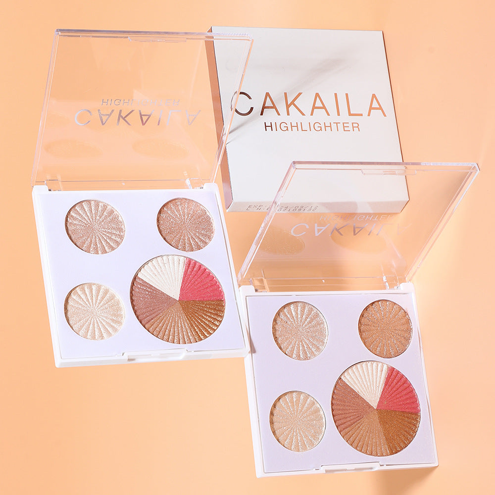 Poudre Illuminatrice 8 Couleurs pour Rehausser le Contouring de la Silhouette