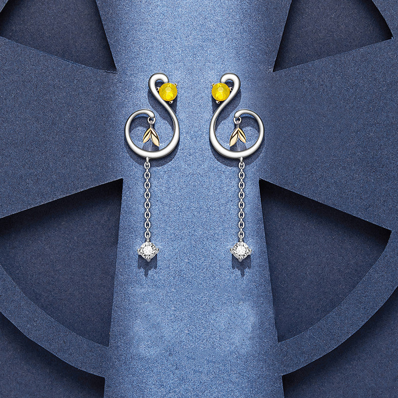 Magic Light Earrings Temperament Simple Earrings