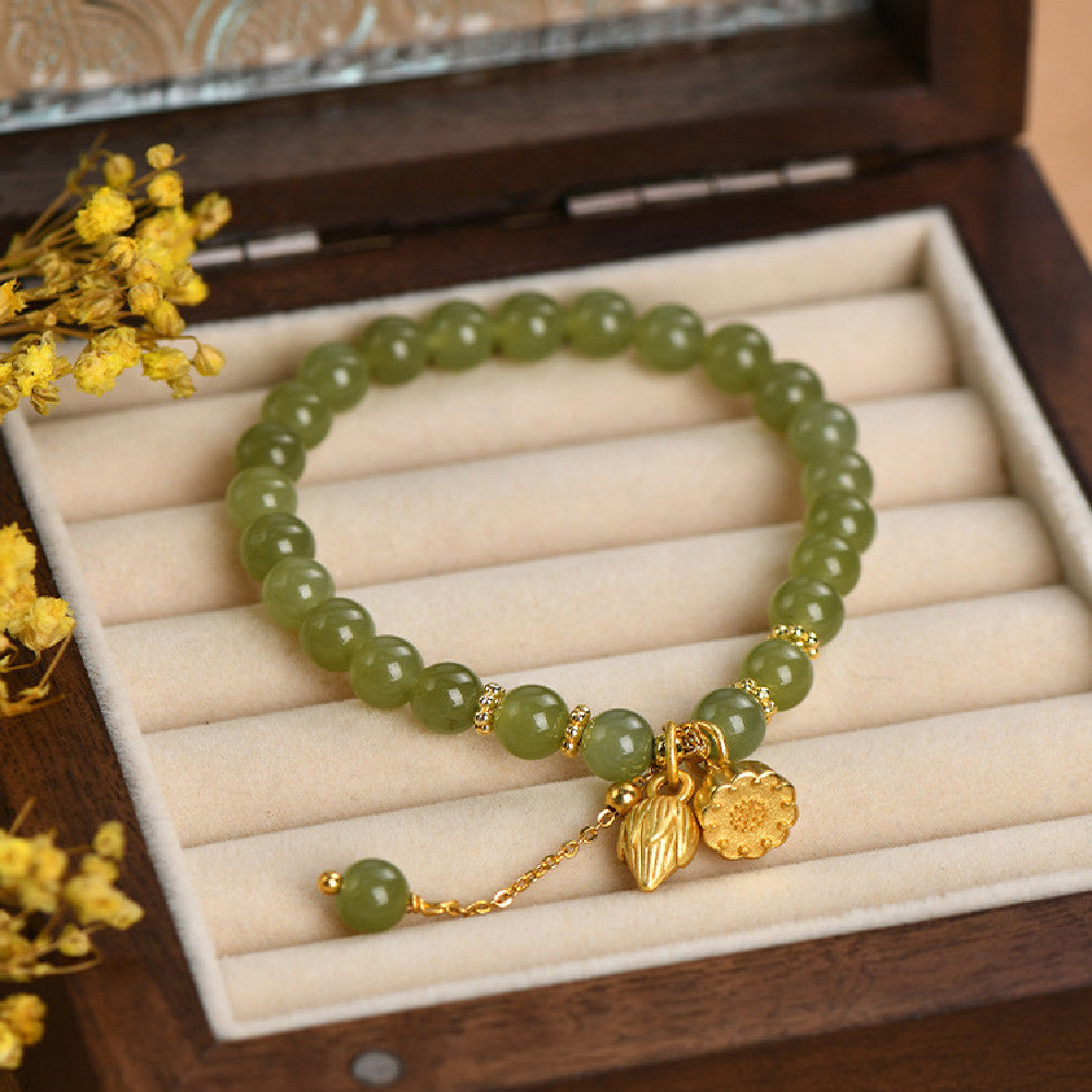 Fashion Alloy Hotian Jade Hand String