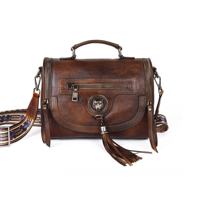 Tree Cream Skin Hand Rub Color Cross Handbag Lady