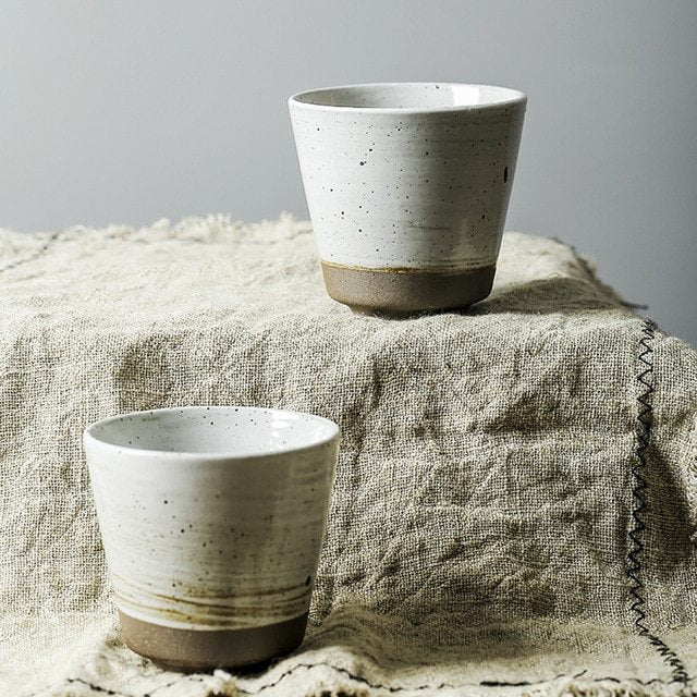 Handmade Stoneware Cup Retro Personality Tea Cup Art Cup