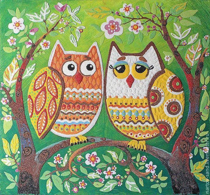 5D Diamond Painting - Malerei Eule
