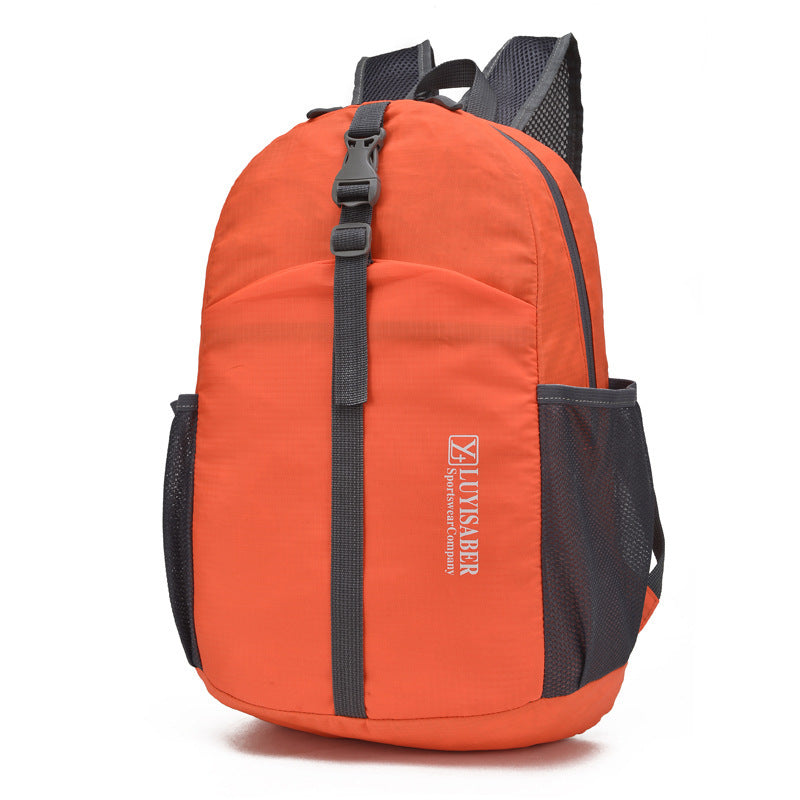 Sac à dos de randonnée pliable en nylon imperméable et léger pour sports de plein air