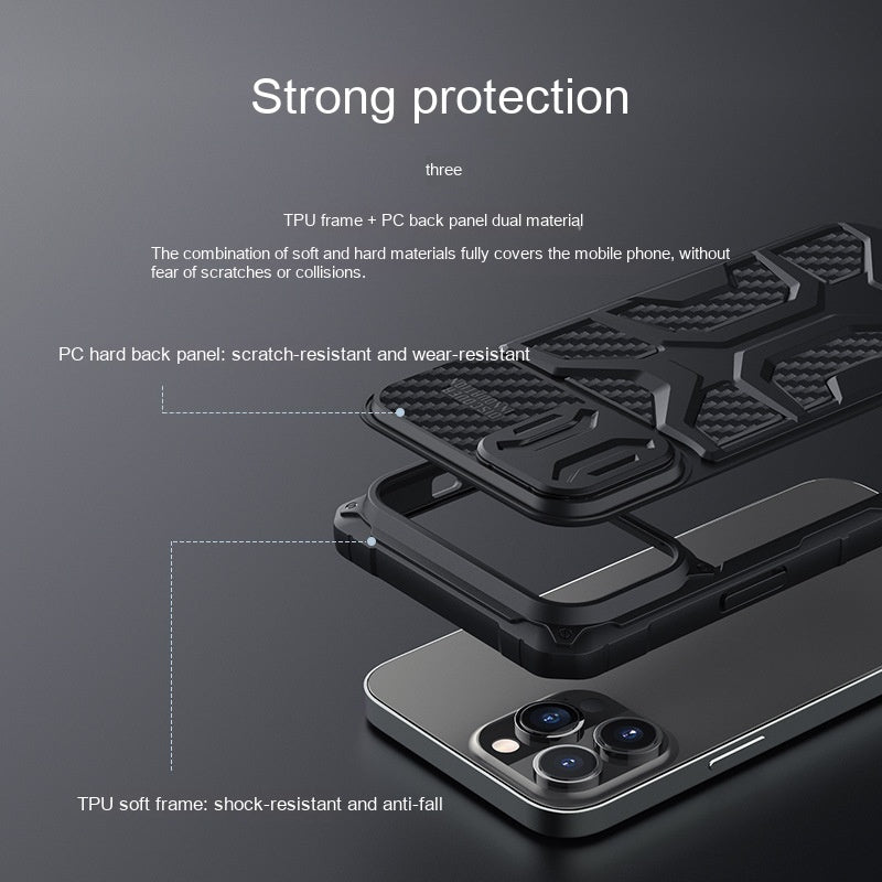 Mobile Phone Lens Slide Cover Protective Shell Anti-shock And Anti-fall