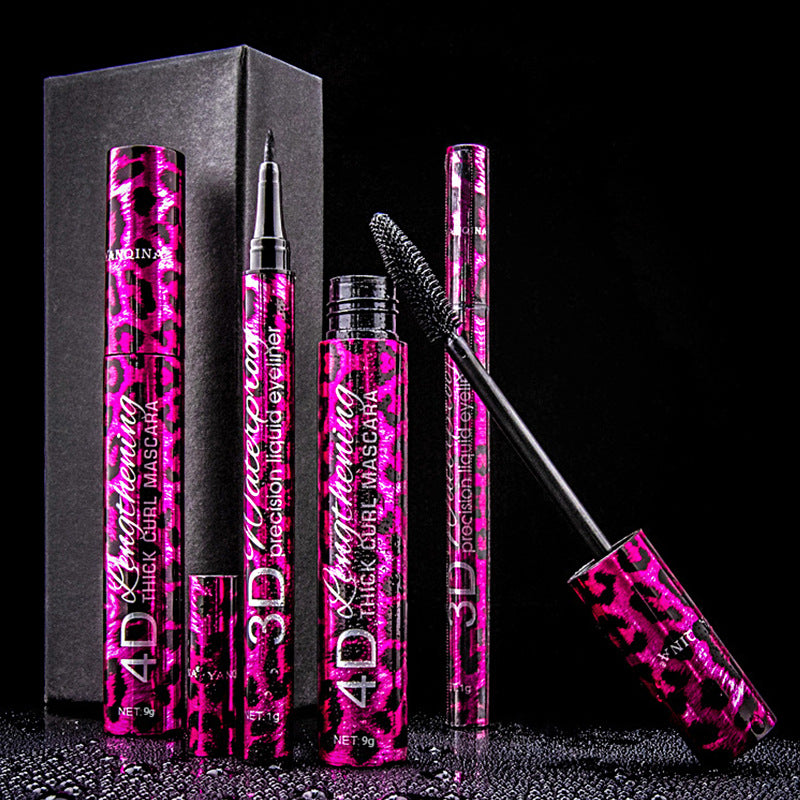 Ensemble Mascara et Eyeliner Imprimé Léopard