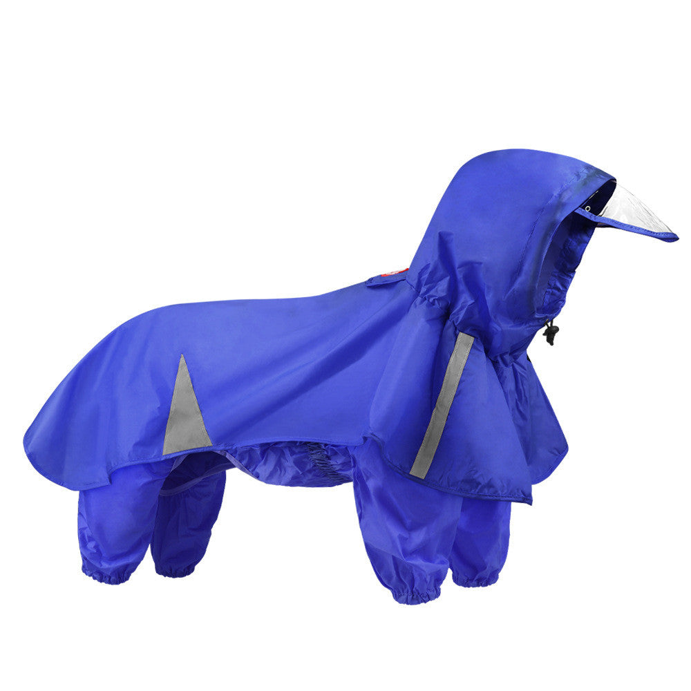 Manteau de pluie à capuche personnalisé pour animaux de compagnie