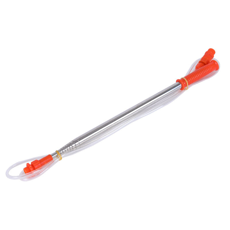 Stainless steel telescopic fishing rod