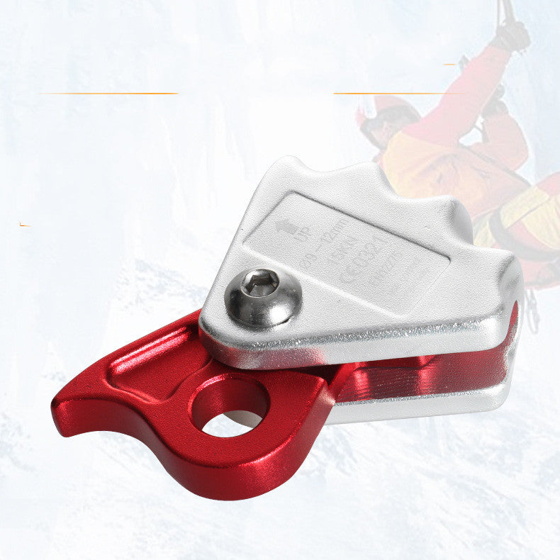 Pince autobloquante pour corde d'escalade de 9 à 12 mm