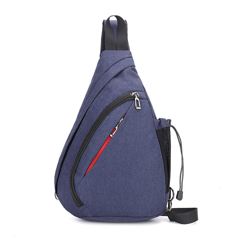Nouveau sac de poitrine ajusté simple pour homme, sac de rangement numérique sport et loisirs, sac à bandoulière multifonction, livraison directe
