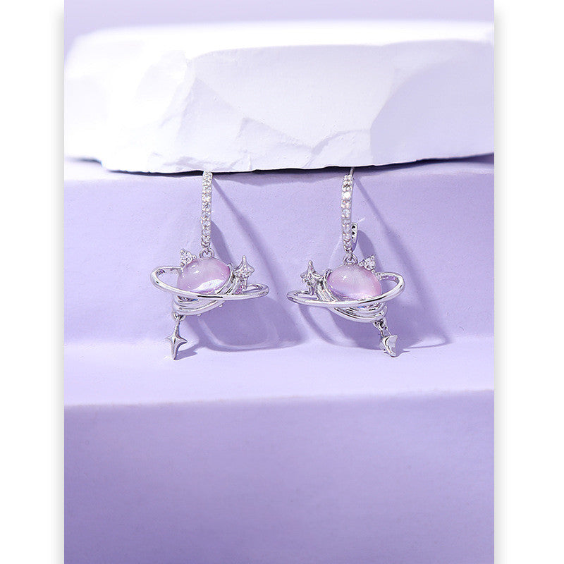 Fashion Personality Planet Earrings Women