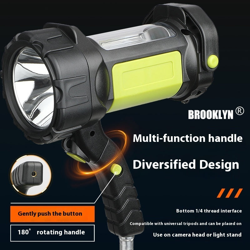 Lampe torche portable de travail d'urgence rechargeable