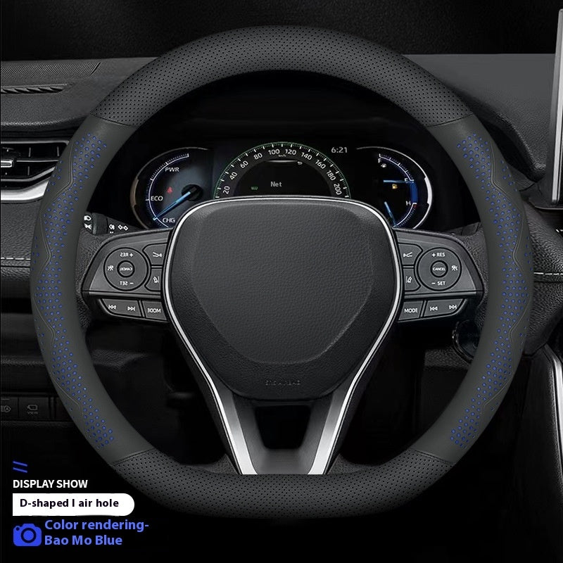 Car Steering Wheel Cover For Four Seasons Non-slip Breathable Comfortable