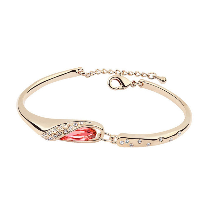 Bracelet en cristal en verre Shijia, chaussures de mode