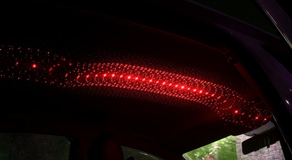 Lumière d'ambiance de toit de ciel étoilé de voiture